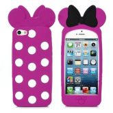 Capinha de iPhone 5 Minnie Mouse Rosa.