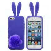 Capinha de iPhone 5 Coelhinho Roxo.